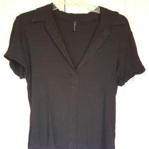 Star City Split Front Top Black Size L
